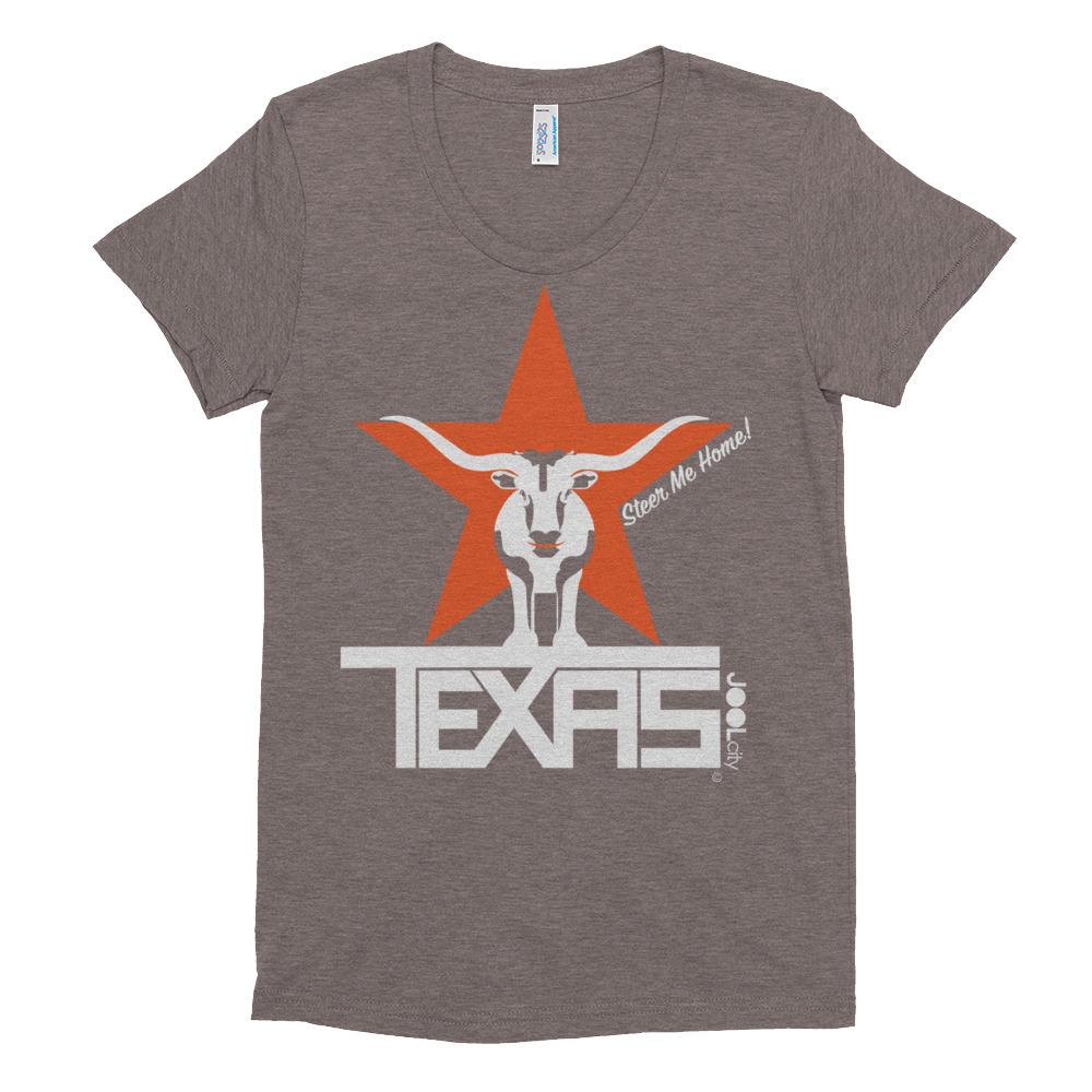 Texas Star & Steer Women's Crew Neck T-shirt
