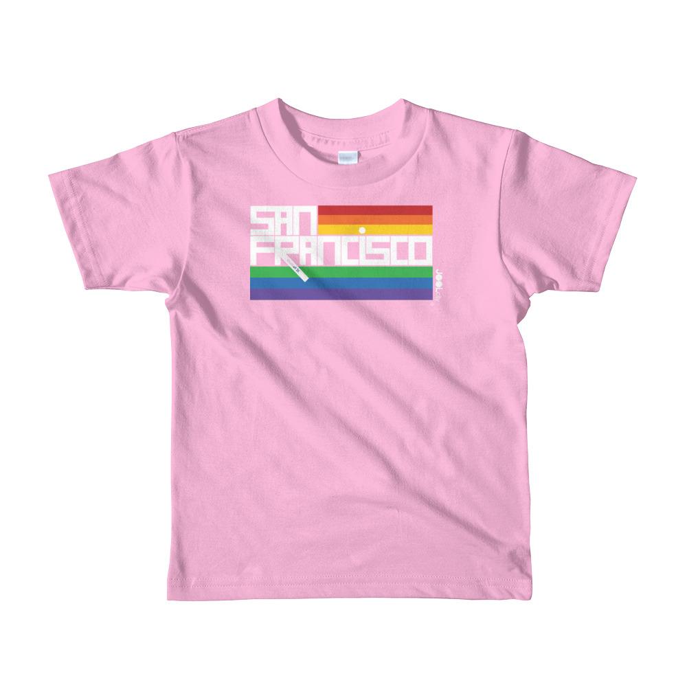 San Francisco PRIDE Short Sleeve Kids T-shirt T-Shirts Pink / 6yrs designed by JOOLcity