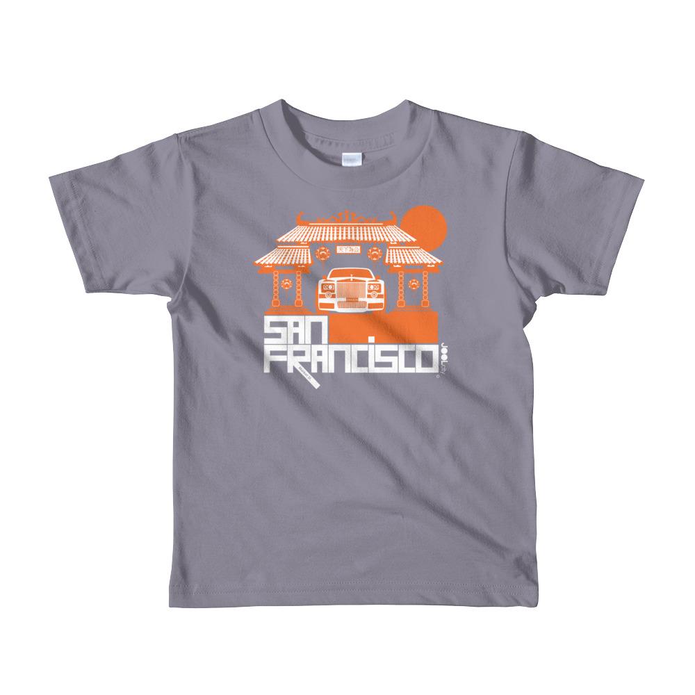 San Francisco Dragon Gate Short Sleeve Toddler T-shirt T-Shirts Slate / 6yrs designed by JOOLcity