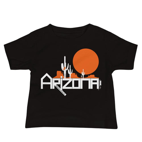 Arizona Cactus Crawler Baby Jersey Short Sleeve Tee T-Shirts Black / 18-24m designed by JOOLcity