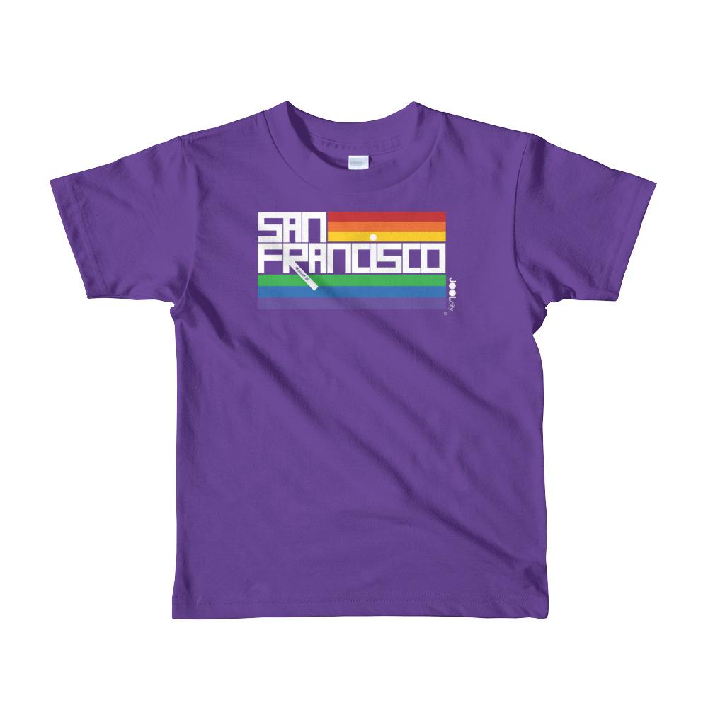 San Francisco PRIDE Short Sleeve Kids T-shirt T-Shirts Purple / 6yrs designed by JOOLcity