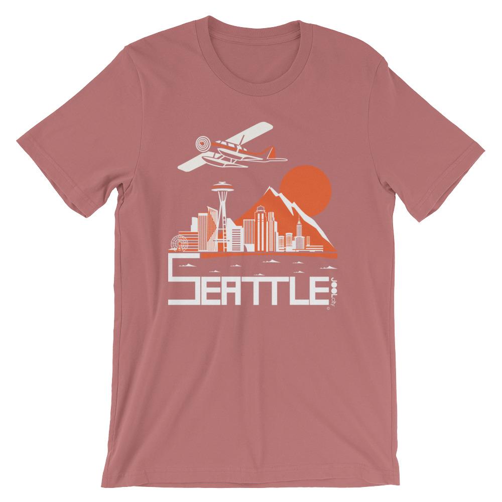 Seattle Soaring Seaplane Short-Sleeve Men's T-Shirt
