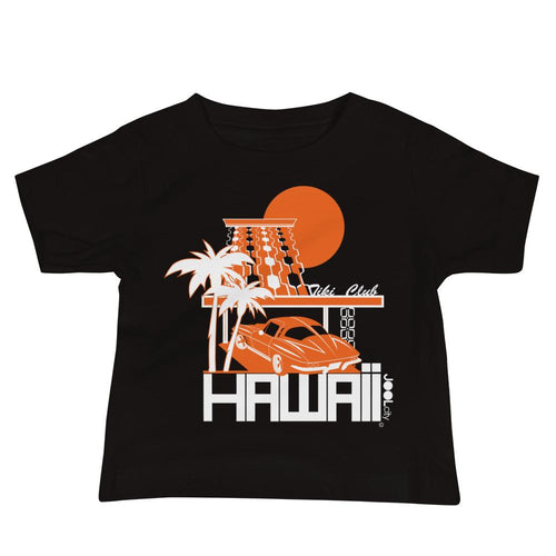 Hawaii Tiki Club Baby Jersey Short Sleeve Tee T-Shirts Black / 18-24m designed by JOOLcity