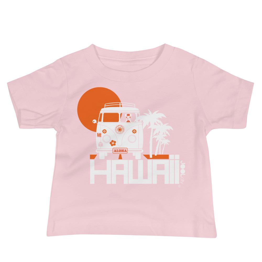 Hawaii Aloha Cruise Baby Jersey Short Sleeve Tee T-Shirts Pink / 18-24m designed by JOOLcity