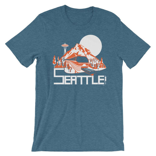 Seattle Mountain Monorail Short-Sleeve Men's T-Shirt