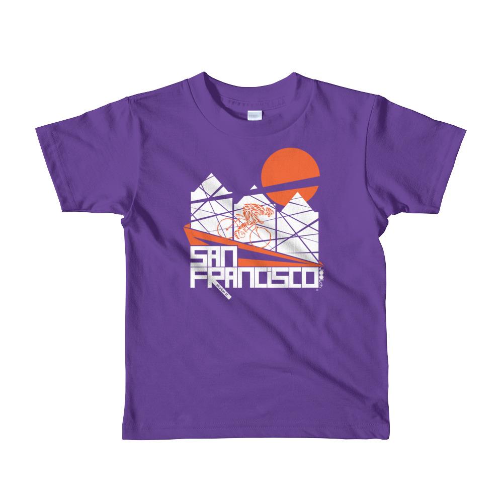 San Francisco Victorian Victorious Short Sleeve Toddler T-shirt T-Shirts Purple / 6yrs designed by JOOLcity