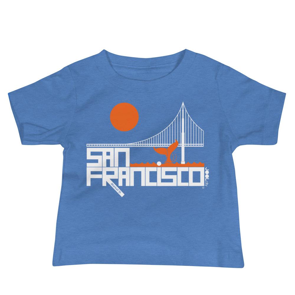 San Francisco Whale Tail Baby Jersey Short Sleeve Tee