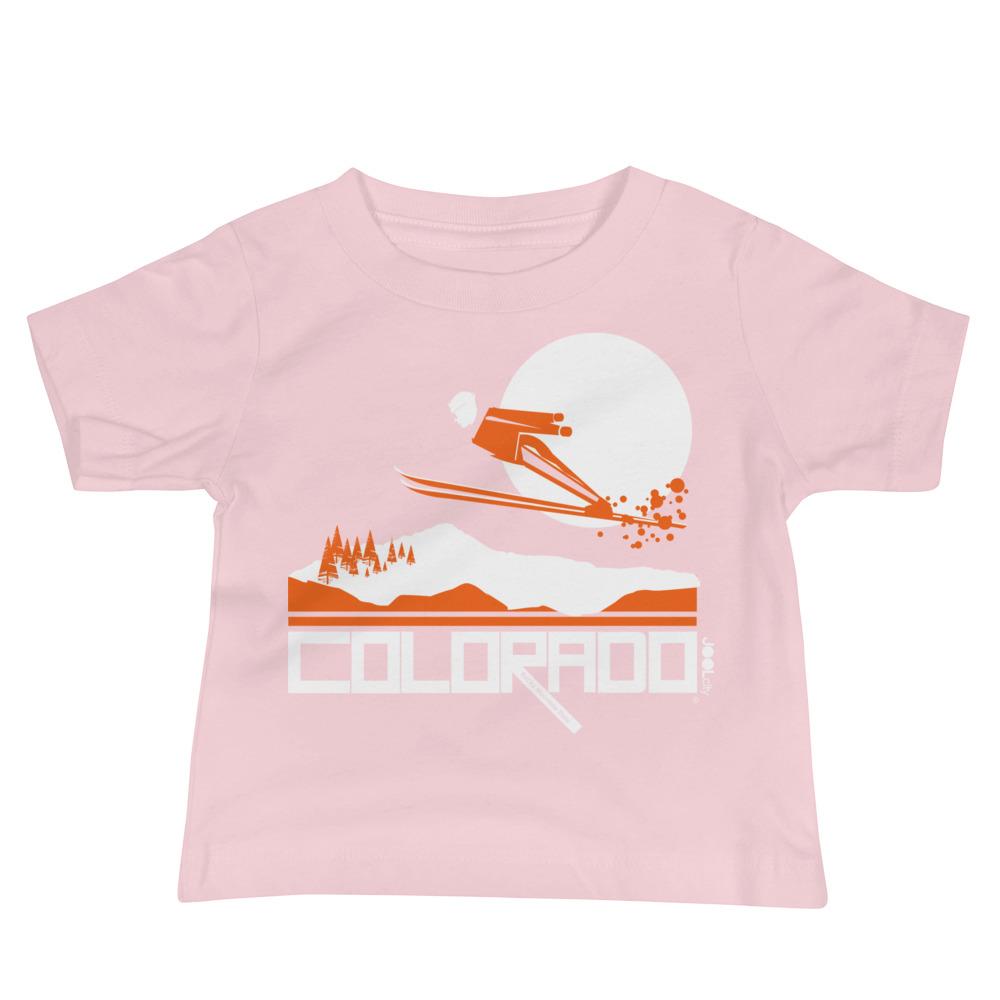 Colorado Flying High Baby Jersey Short Sleeve Tee T-Shirts Pink / 18-24m designed by JOOLcity