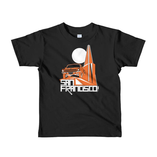 San Francisco Trans Bullitt Short Sleeve Kids T-shirt T-Shirts Black / 6yrs designed by JOOLcity