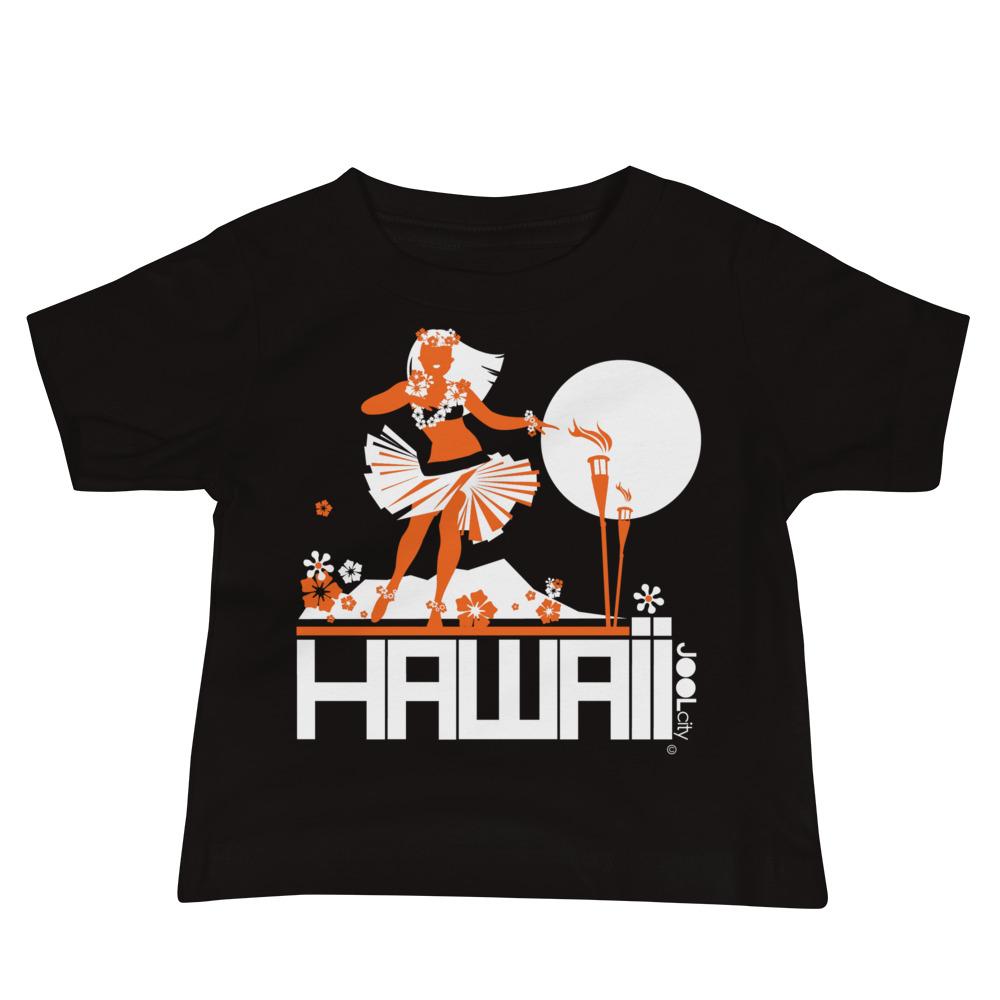 Hawaii Hula Happy Baby Jersey Short Sleeve Tee T-Shirts Black / 18-24m designed by JOOLcity