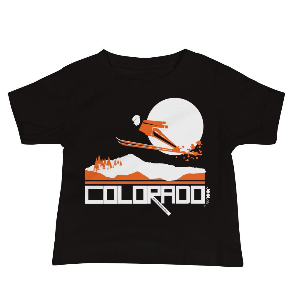 Colorado Flying High Baby Jersey Short Sleeve Tee T-Shirts Black / 18-24m designed by JOOLcity