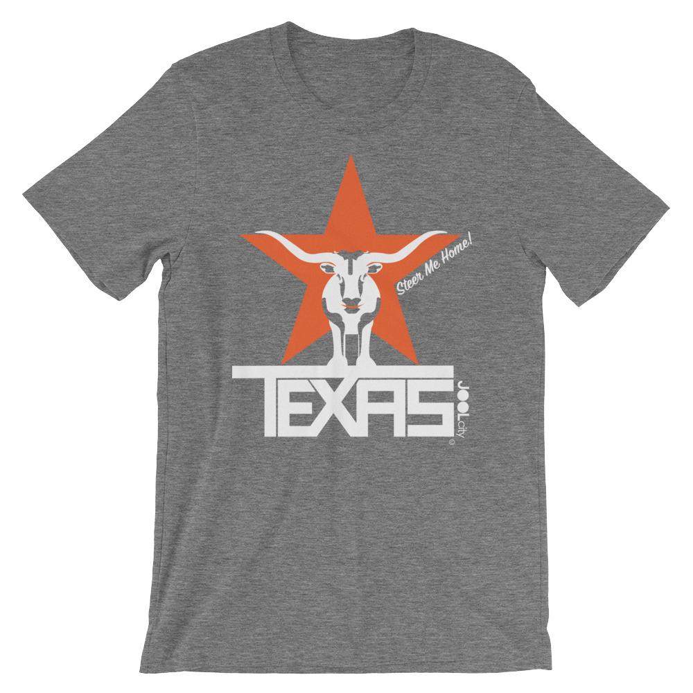 Texas Steer & Star Short-Sleeve Men's T-Shirt