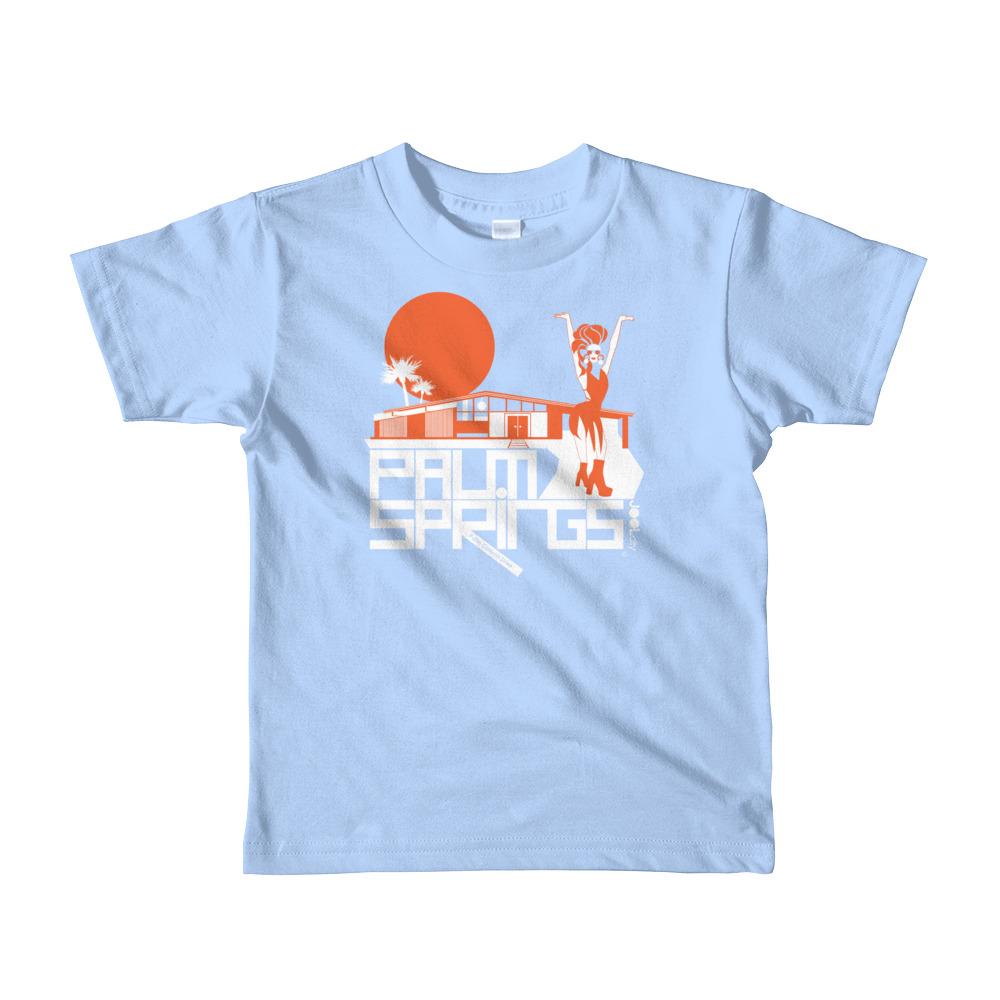 Palm Springs Glam Girl House Short Sleeve Toddler T-shirt T-Shirts Baby Blue / 6yrs designed by JOOLcity