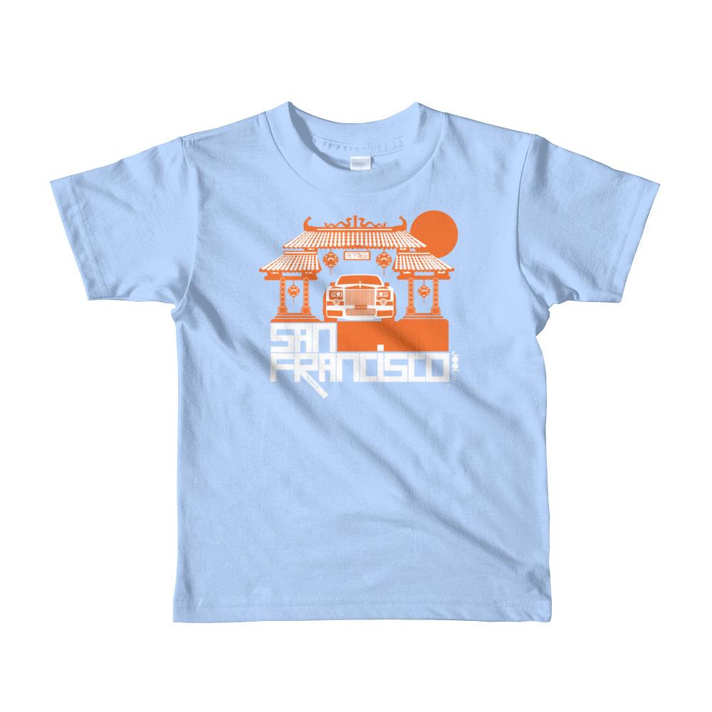 San Francisco Dragon Gate Short Sleeve Toddler T-shirt T-Shirts Baby Blue / 6yrs designed by JOOLcity