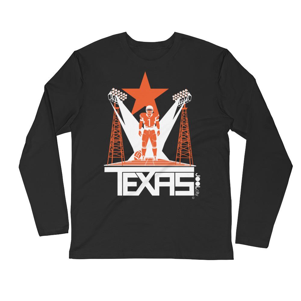Texas Player One Long Sleeve Fitted Crew