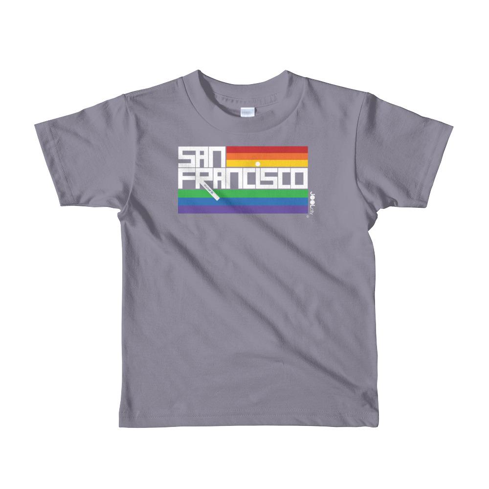 San Francisco PRIDE Short Sleeve Kids T-shirt T-Shirts Slate / 6yrs designed by JOOLcity