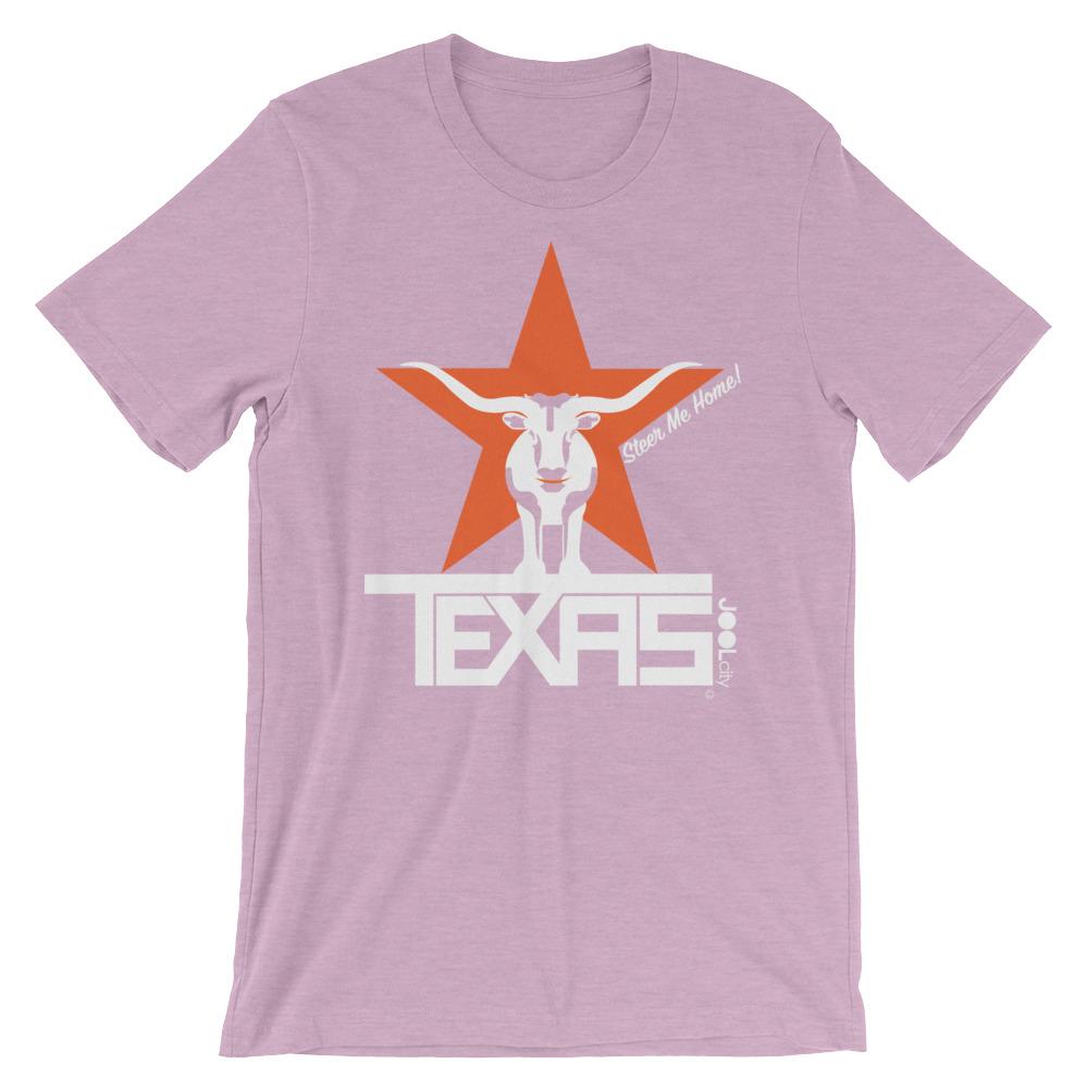 Texas Steer & Star Short-Sleeve Men's T-Shirt