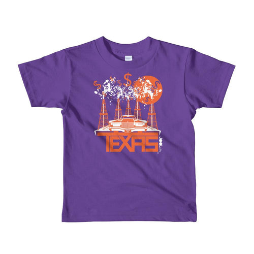 Texas Tea Short Sleeve Toddler T-shirt T-Shirts Purple / 6yrs designed by JOOLcity