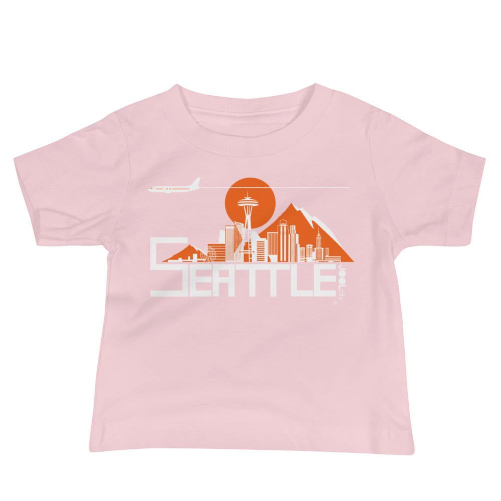 Seattle Skyline Flight Baby Jersey Short Sleeve Tee