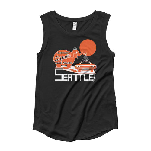 Seattle Ellie Wash Ladies’ Cap Sleeve T-Shirt