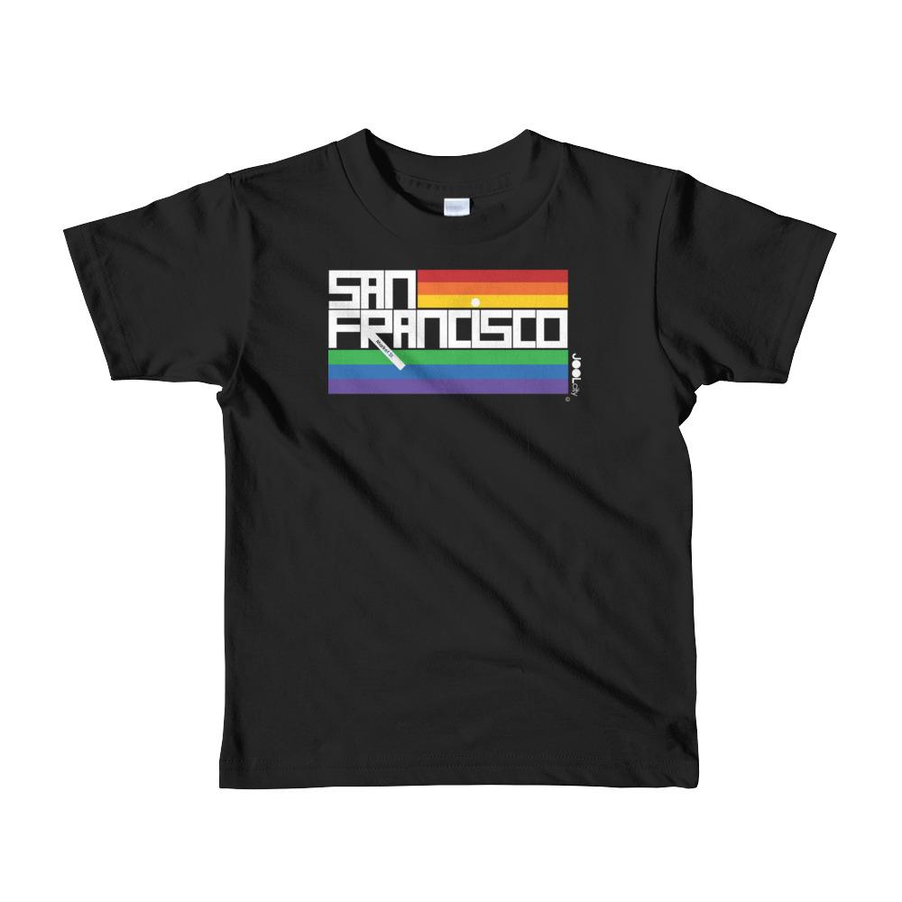 San Francisco PRIDE Short Sleeve Kids T-shirt T-Shirts Black / 6yrs designed by JOOLcity