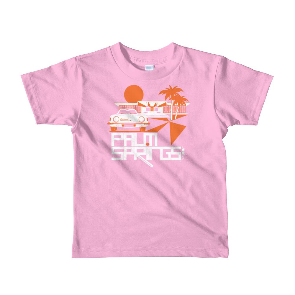 Palm Springs Swank City Swank Short Sleeve Toddler T-shirt T-Shirts Pink / 6yrs designed by JOOLcity