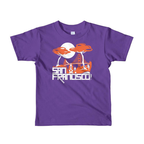 San Francisco Puppy Gate Short Sleeve Toddler T-shirt T-Shirts Purple / 6yrs designed by JOOLcity