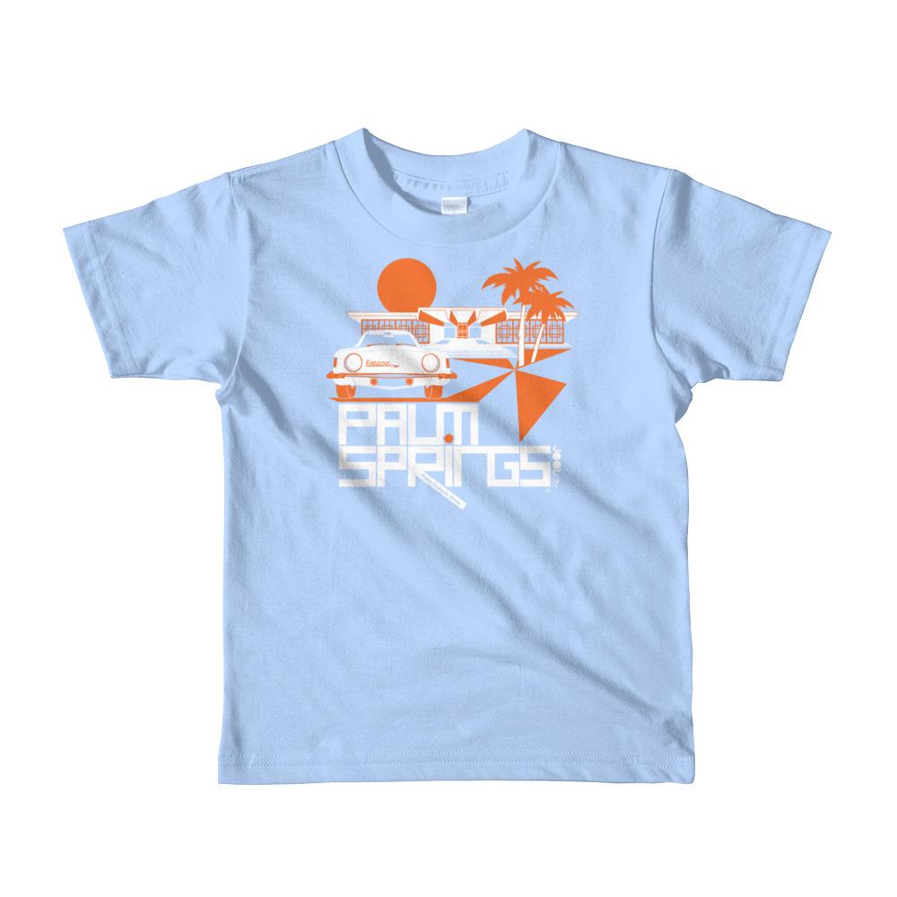 Palm Springs Swank City Swank Short Sleeve Toddler T-shirt T-Shirts Baby Blue / 6yrs designed by JOOLcity