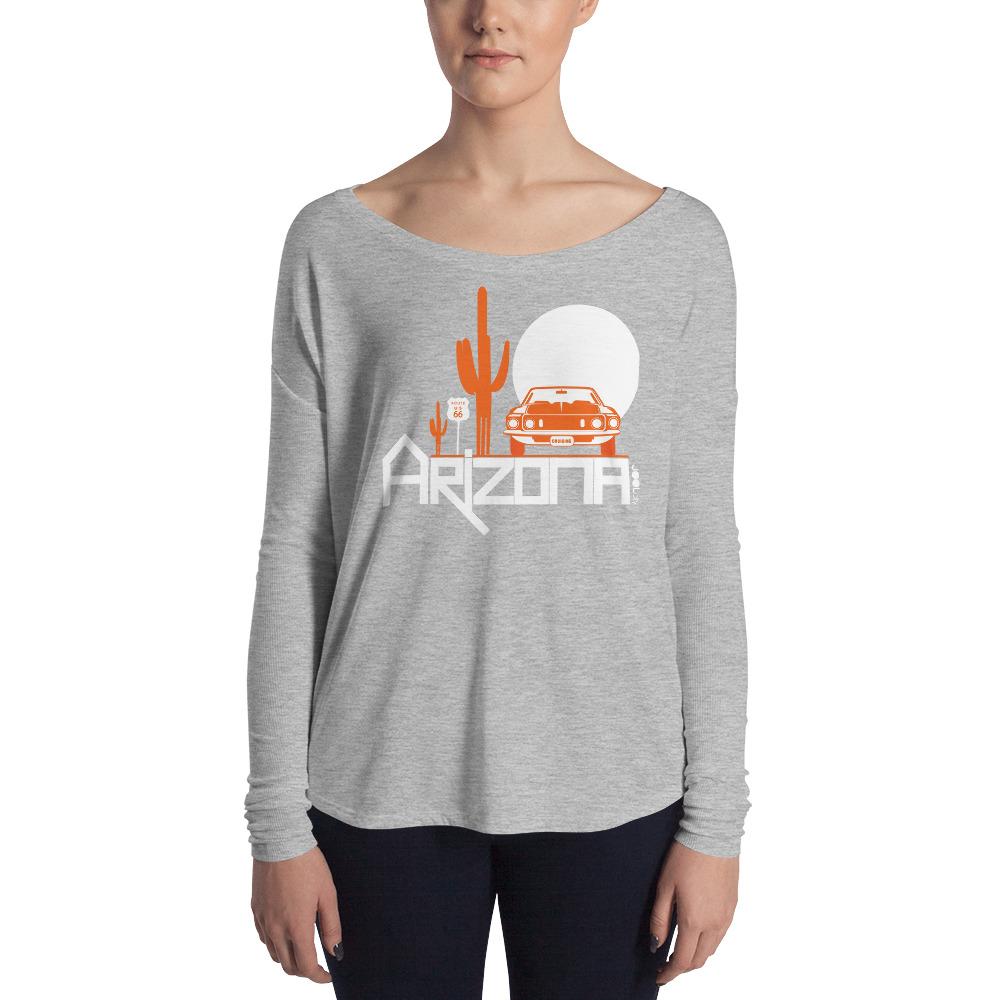 Arizona Cactus Cruise Ladies' Long Sleeve Tee Long Sleeve Shirts Athletic Heather / L designed by JOOLcity