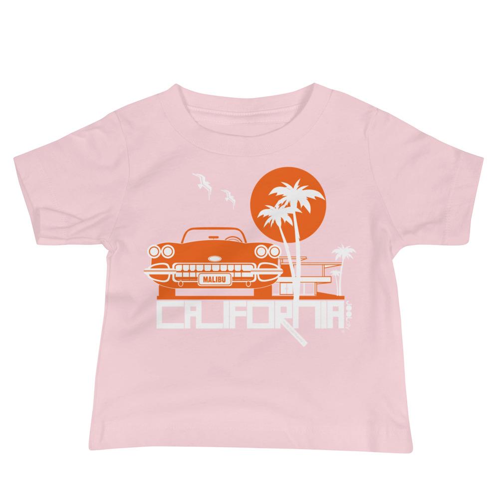 California Mid-Century Ride Baby Jersey Short Sleeve Tee T-Shirts Pink / 18-24m designed by JOOLcity