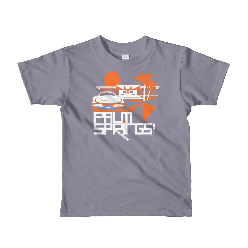Palm Springs Swank City Swank Short Sleeve Toddler T-shirt T-Shirts Slate / 6yrs designed by JOOLcity