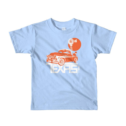 Texas Truckin Short Sleeve Toddler T-shirt T-Shirts Baby Blue / 6yrs designed by JOOLcity
